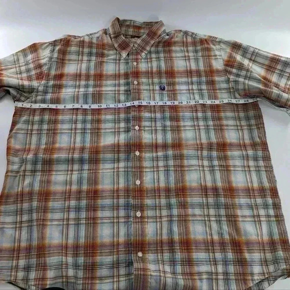 Panhandle rough stock men's size xxl short sleeve button down collard shirt - Picture 2 of 8